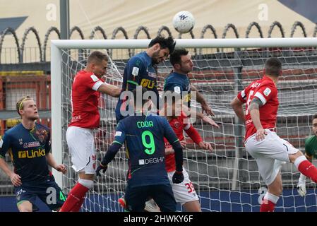 Perugia, Italien. 06. Mär, 2022. Anlass lecce während AC Perugia vs US Lecce, Italienisches Fußballspiel der Serie B in Perugia, Italien, März 06 2022 Quelle: Independent Photo Agency/Alamy Live News Stockfoto