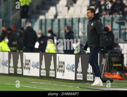 Turin, Italien, 6.. März 2022. Während der Serie A Spiel im Allianz Stadium, Turin. Bildnachweis sollte lauten: Jonathan Moscrop / Sportimage Stockfoto