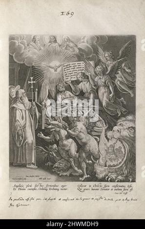 Die Kunst des Sterbens, pl. 3 von 4. Kupferstecher: Karel van Mallery, Flämisch, 1571–nach 1635After: Stradanus (Jan van der Straet), Flämisch, 1523–1605Publisher: Philip Galle, Flämisch, 1537–1612 Stockfoto