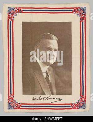 Herbert Hoover Taschentuch. Betrifft: Herbert Clark Hoover, Amerikaner, 1874–1964 Stockfoto