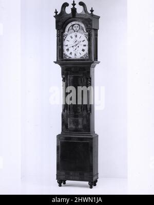 Uhr Mit Großem Gehäuse. Hersteller: John Heilig, 1765–1841 Stockfoto