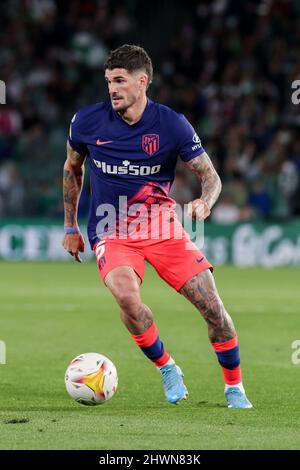 Sevilla, Sevilla, Spanien. 6. März 2022. Rodrigo de Paul von Atletico de Madrid in Aktion während des La Liga Santader-Spiels zwischen Real Betis und Atletico de Madrid am 06. März 2022 in Benito Villamarin in Sevilla, Spanien. (Bild: © Jose Luis Contreras/DAX via ZUMA Press Wire) Stockfoto