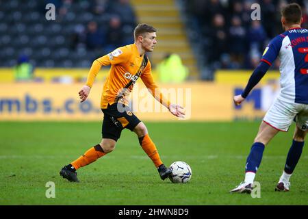 MKM Stadium, Hull, England - 5.. März 2022 Regan Slater (27) von Hull - während des Spiels Hull City gegen West Bromwich Albion, EFL Championship 2021/22 MKM Stadium, Hull, England - 5.. März 2022 Credit: Arthur Haigh/WhiteRoseFotos/Alamy Live News Stockfoto