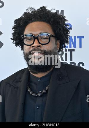 Santa Monica, Usa. 06. März 2022. Questlove nimmt am Sonntag, den 6. März 2022, an den jährlichen Film Independent Spirit Awards 37. in Santa Monica, Kalifornien, Teil. Kredit: UPI/Alamy Live Nachrichten Stockfoto