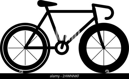 Fahrrad Symbol Design Vorlage Vektor isolierte Illustration Stock Vektor