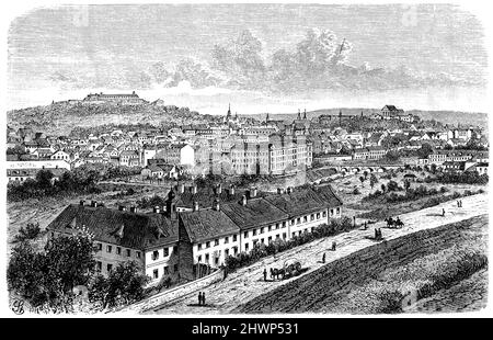 Brno, , (Enzyklopädie, 1893), Brünn, Brünn Stockfoto