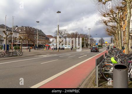 Eindrücke von Heidelberg in Deutschland im Winter Stockfoto