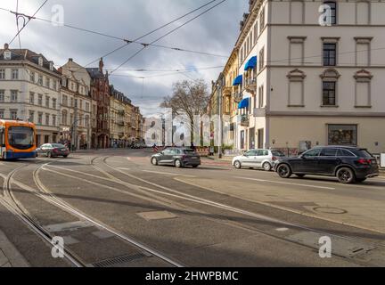 Eindrücke von Heidelberg in Deutschland im Winter Stockfoto