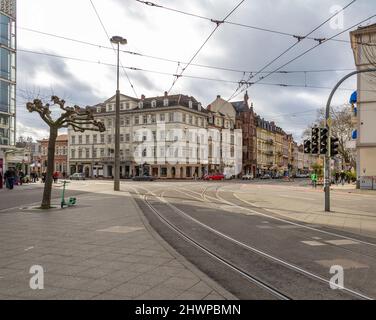 Eindrücke von Heidelberg in Deutschland im Winter Stockfoto