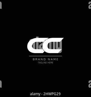 Alphabet Anfangsbuchstabe Symbol Logo CC Stock Vektor