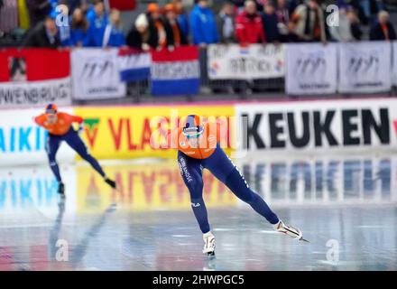 Patrick Roest (NED) 5000m Männer während der ISU-Weltmeisterschaft im Eisschnelllauf, Sprint und Allround am 5. März 2022 im Vikingskipet in Hamar, Norwegen Foto von SCS/Soenar Chamid/AFLO (HOLLAND OUT) Stockfoto