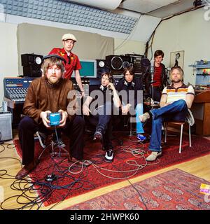 Der Soundtrack unseres Lebens in ihrem Aufnahmestudio Göteborg, Schweden. 28.. April 2004. Stockfoto