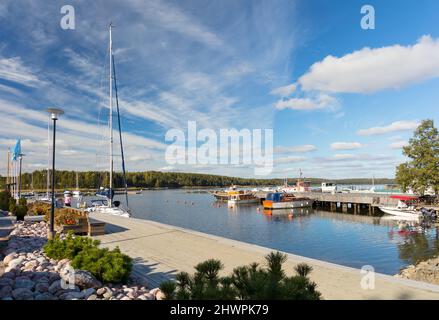 Finnland Mathildedal Marina Stockfoto