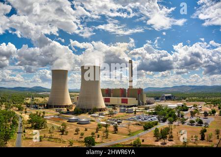 Stanwell Power Generation eine kohlegefeuerte Grundlaststation Queensland Australien Stockfoto