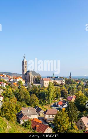 Kutna Hora Stadt in der Region Mittelböhmen der Tschechischen Republik. Landschaft Stockfoto