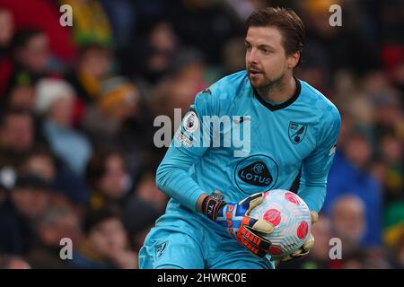 Tim Krul von Norwich City - Norwich City / Brentford, Premier League, Carrow Road, Norwich, Großbritannien - 5.. März 2022 nur zur redaktionellen Verwendung - es gelten DataCo-Einschränkungen Stockfoto