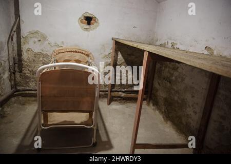 Evakuierte Kinder in einem Waisenhaus in Lemberg, Ukraine, 26. Februar 2022. Dieses Bild: Das Kinderheim im Keller. Foto: Lisa Mattisson / Expressen / TT / Code 7000 Stockfoto