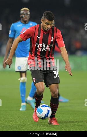 Neapel, Italien. 06. März 2022. Messias (Mailand) während SSC Napoli gegen AC Mailand, italienische Fußballserie A Spiel in Neapel, Italien, März 06 2022 Quelle: Independent Photo Agency/Alamy Live News Stockfoto