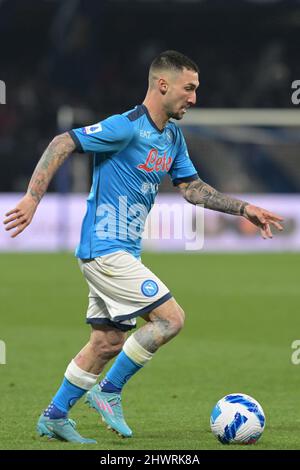 Neapel, Italien. 06. März 2022. Politano (Napoli) während SSC Napoli gegen AC Mailand, italienische Fußballserie A Spiel in Neapel, Italien, März 06 2022 Quelle: Independent Photo Agency/Alamy Live News Stockfoto