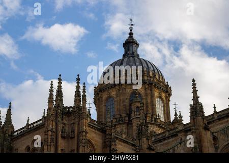 Salamanca, Spanien - Alte Kathedrale Stockfoto