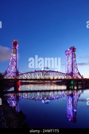 Newport Bridge, Middlesbrough Stockfoto