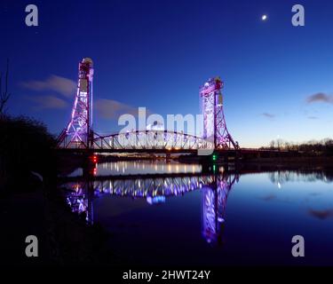 Newport Bridge, Middlesbrough Stockfoto