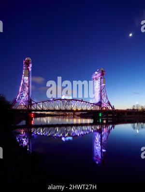 Newport Bridge, Middlesbrough Stockfoto