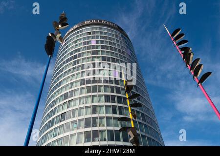 Die Rotunde an der Birmingham Bullring. Stockfoto