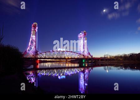 Newport Bridge, Middlesbrough Stockfoto