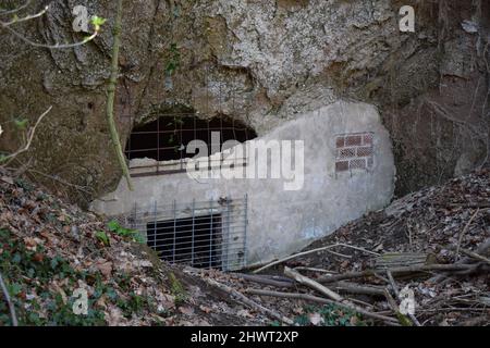 Höhle in der Eifel Stockfoto