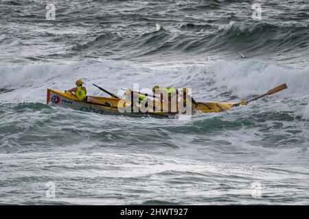 Cronulla Beach, Sydney, Australien - 20. Februar 2022: Australian Surf Life Saving Championship Stockfoto