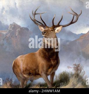 Der Monarch des Glen, 1851, Gemälde von Sir Edwin Landseer Stockfoto