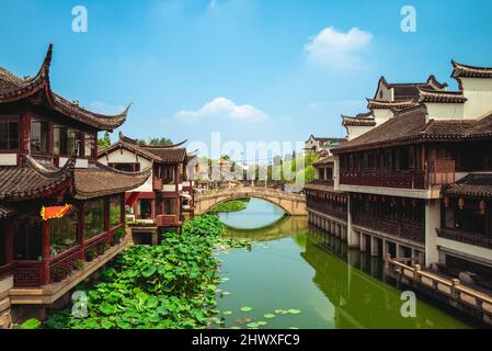 Landschaft der Altstadt von Qibao in Qibao in Shanghai in China Stockfoto