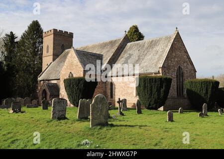 St Bartholomew's Church, Ashperton, Herefordshire Stockfoto