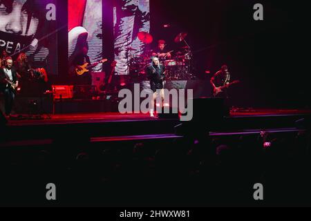 Mailand, Italien. 07. März 2022. Loredana Berte spielt live für die Manifesto Tour 2022 im Repower Theater in Mailand, Italien, am 07 2022. März Quelle: Independent Photo Agency/Alamy Live News Stockfoto