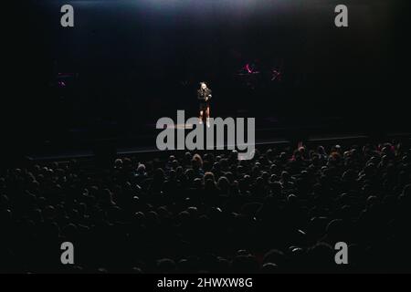 Mailand, Italien. 07. März 2022. Loredana Berte spielt live für die Manifesto Tour 2022 im Repower Theater in Mailand, Italien, am 07 2022. März Quelle: Independent Photo Agency/Alamy Live News Stockfoto