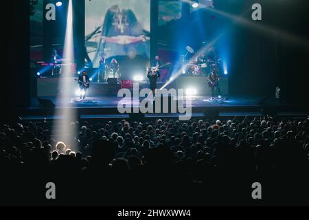 Mailand, Italien. 07. März 2022. Loredana Berte spielt live für die Manifesto Tour 2022 im Repower Theater in Mailand, Italien, am 07 2022. März Quelle: Independent Photo Agency/Alamy Live News Stockfoto