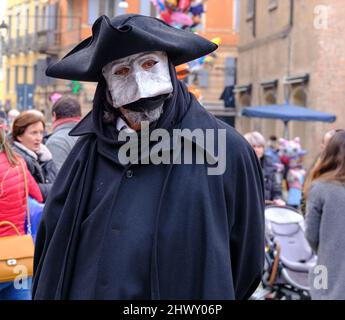 Karneval 2022 in Modena, Italien Stockfoto