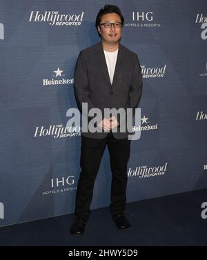 Teruhisa Yamamoto trifft am Montag, dem 7. März 2022, bei der Oscar-Nominierten-Nacht des Hollywood Reporter in Spago in Beverly Hills, CA ein. (Foto von Sthanlee B. Mirador/Sipa USA) Stockfoto