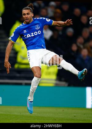 LONDON, England - 07. MÄRZ: Evertons Dominic Calvert-Lewin während der Premier League zwischen Tottenham Hotspur und Everton im Tottenham Hotspur Stadion , Stockfoto