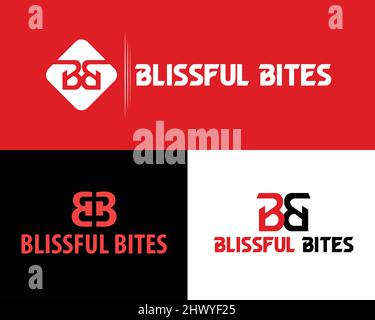 Anfängliches BB Letter Logo Design. Kreative Vektor-Illustration mit Buchstabe B Stock Vektor