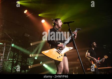 Halestorm - Ein Abend mit Halestorm - Elektrisches Set - Barrowland Glasgow 7.. März 2022 Stockfoto