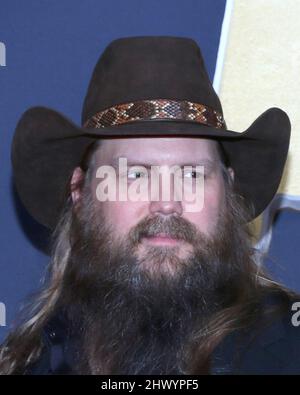 LAS VEGAS – 7. MÄRZ: Chris Stapleton bei den Academy of Country Music Awards 2022 kommt am 7. März 2022 im Allegient Stadium in Las Vegas, NV an (Foto: Katrina Jordan/Sipa USA) Stockfoto