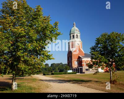 Royal Victoria Hospital Chapel, Netley, Hampshire. Herbst. Stockfoto