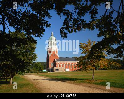 Royal Victoria Hospital Chapel, Netley, Hampshire. Herbst. Stockfoto