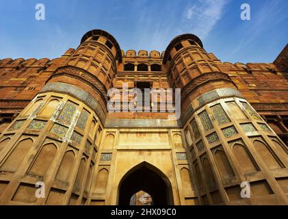 Rotes Fort Agra, Indien Stockfoto
