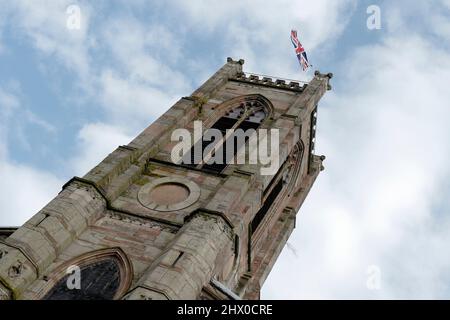 St Georges Anglican Church in Newcastle-under-Lyme Staffordshire Stockfoto
