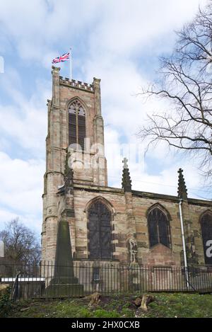 St Georges Anglican Church in Newcastle-under-Lyme Staffordshire Stockfoto
