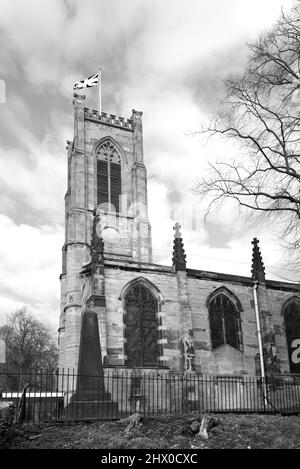 St Georges Anglican Church in Newcastle-under-Lyme Staffordshire Stockfoto