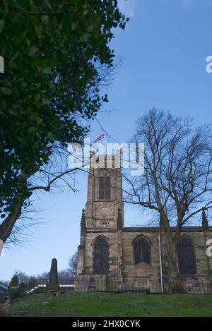 St Georges Anglican Church in Newcastle-under-Lyme Staffordshire Stockfoto